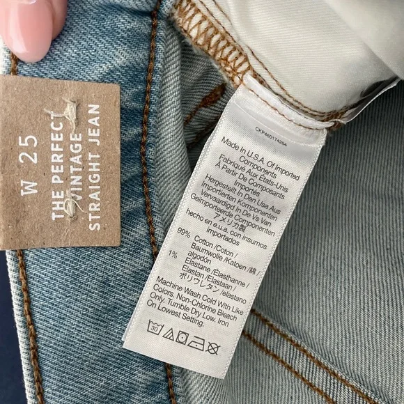 NWT Madewell Vintage Straight Jean - Picture 5 of 9